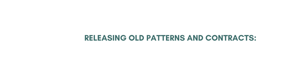 Releasing Old Patterns and Contracts